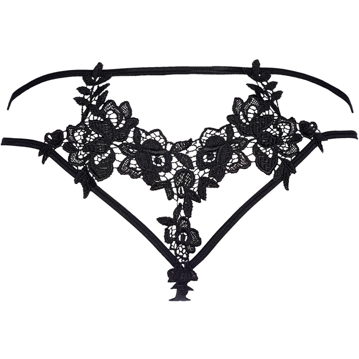 V-8848 string – beige-zwart