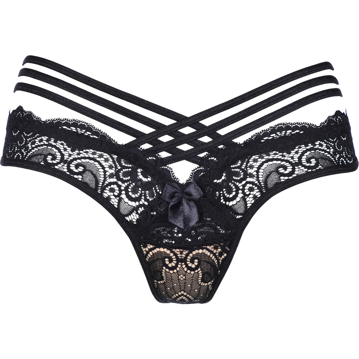 V-9018 string – zwart