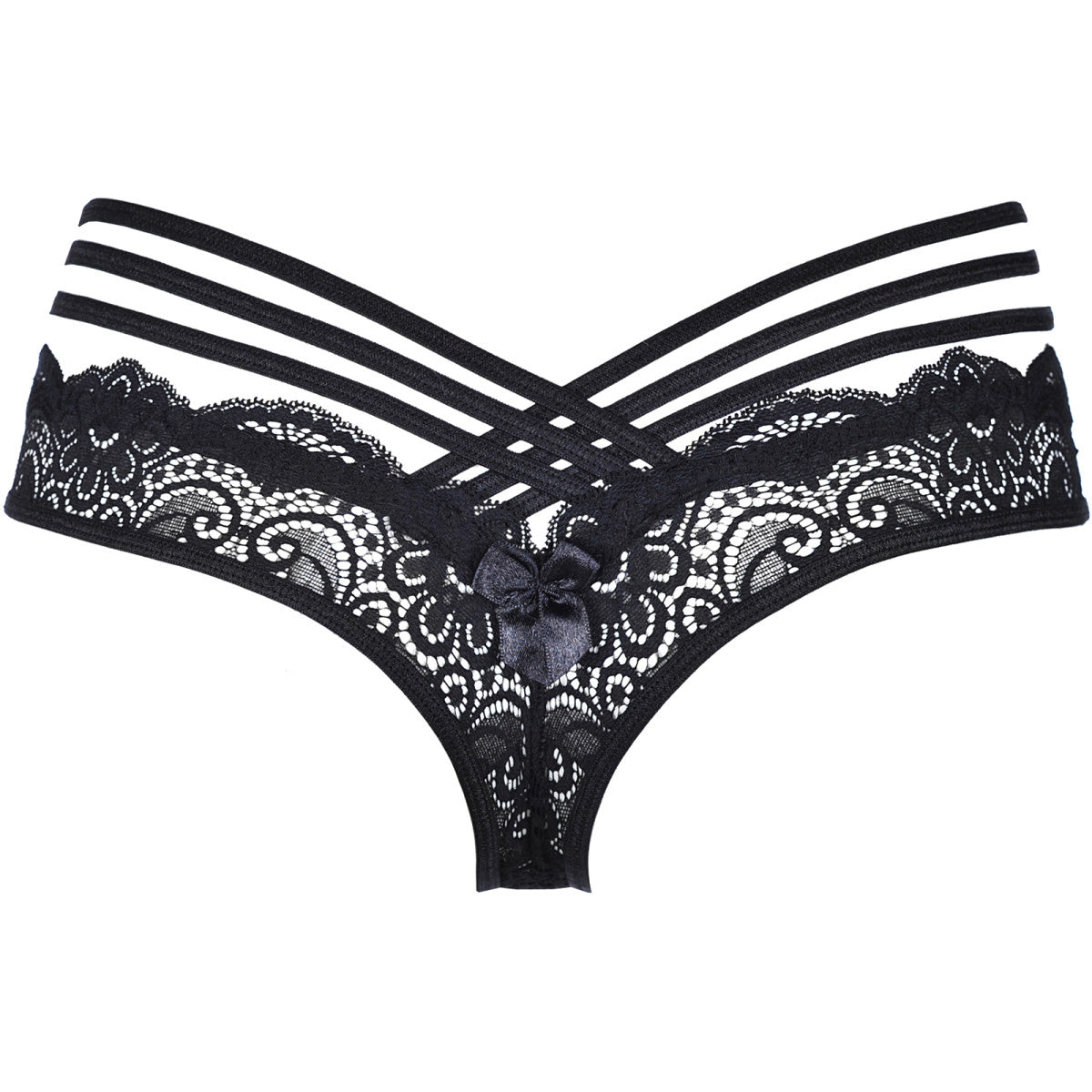V-9018 string – zwart – detail 3