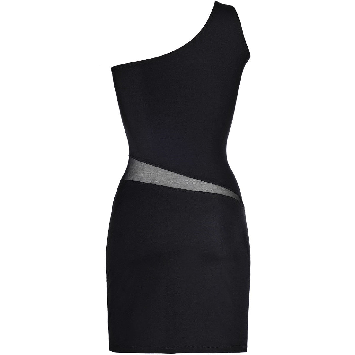 V-9099 clubwear jurk – zwart