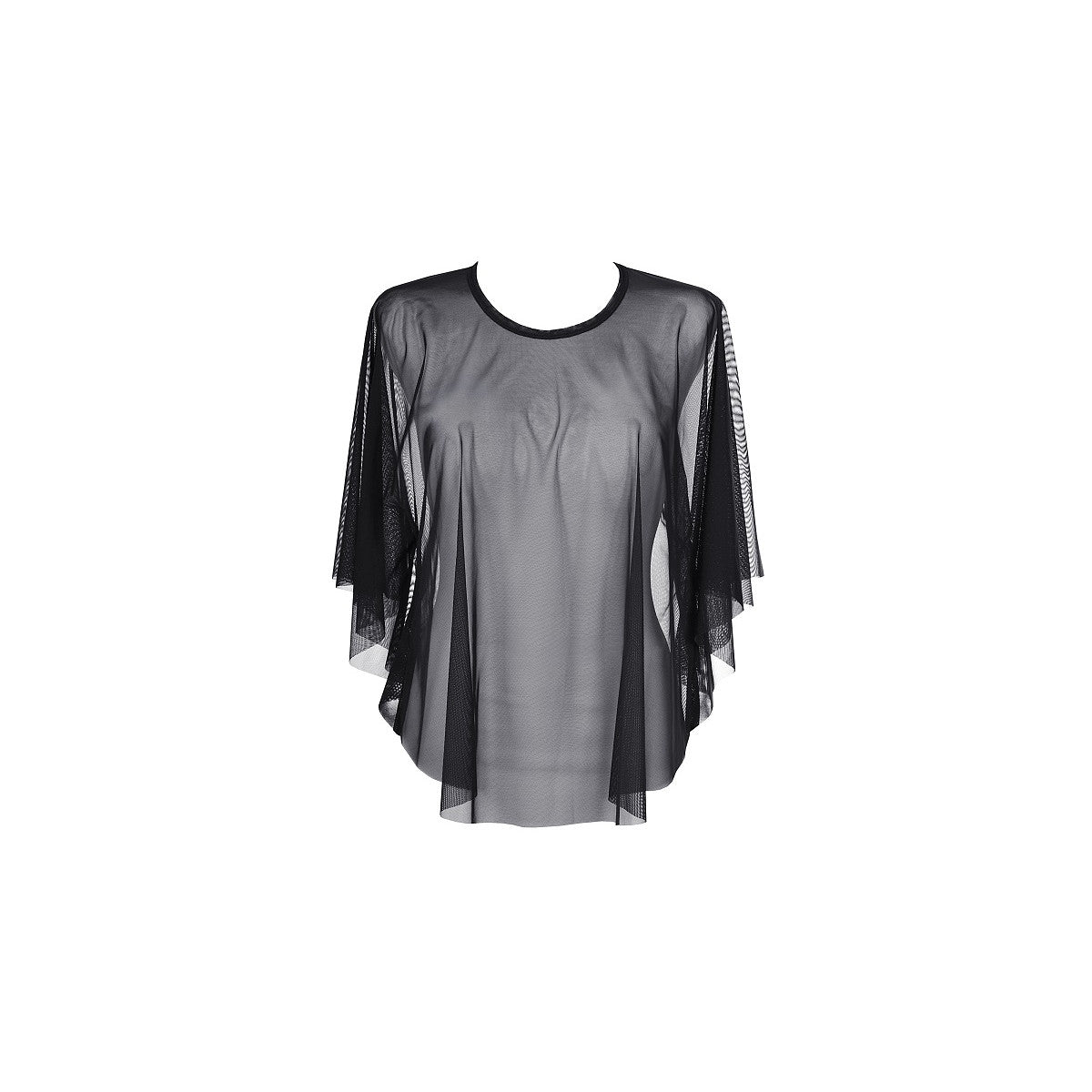 V-9160 clubwear jurk – zwart