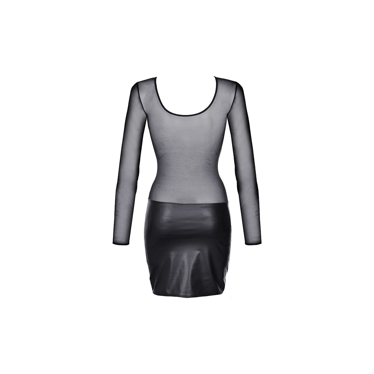 V-9219 dress black - Axami