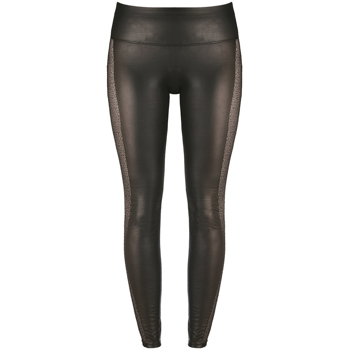 V-9226 legging wetlook – zwart – detail 2