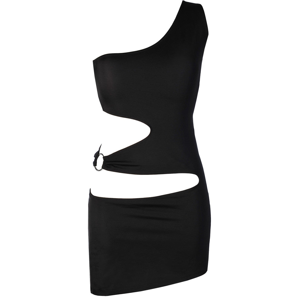 V-9239 clubwear jurk – zwart