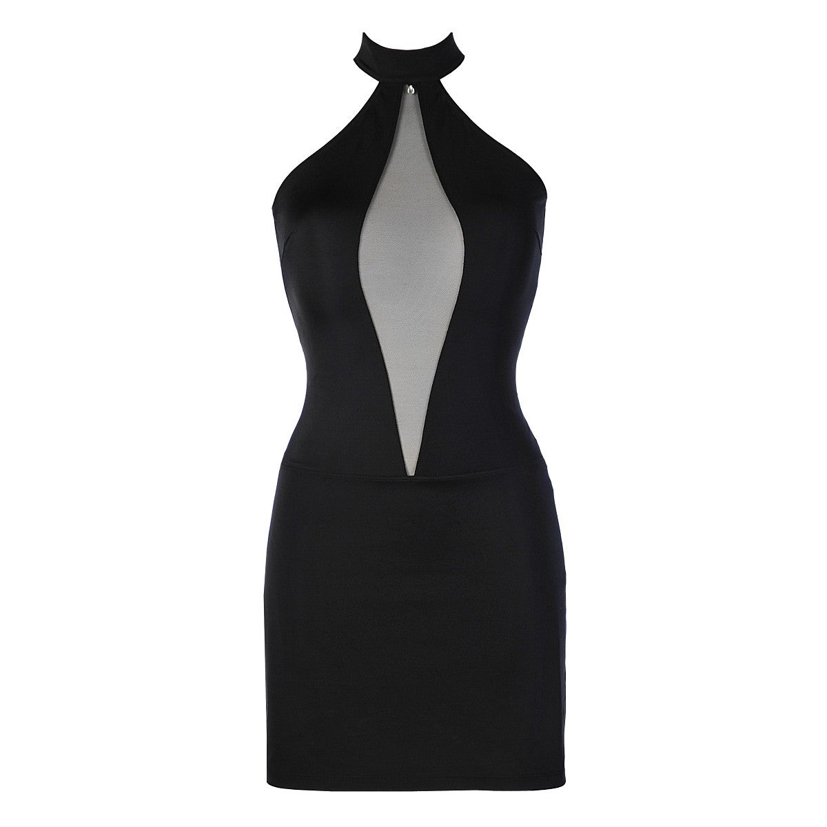 V-9269 clubwear jurk – zwart