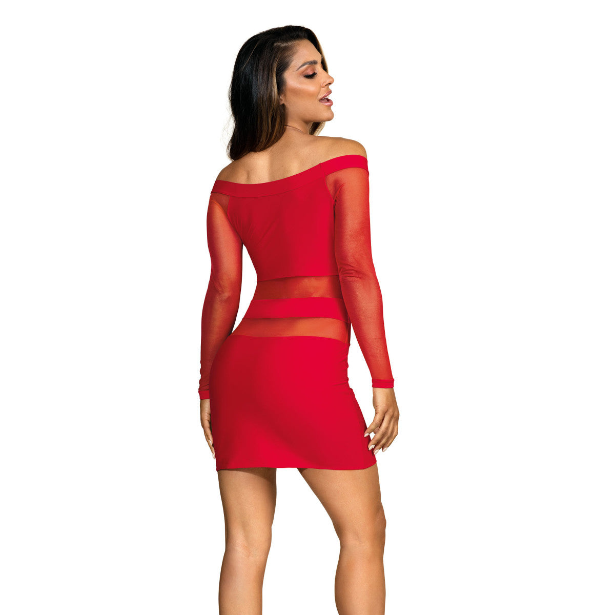V-9299 clubwear jurk – rood