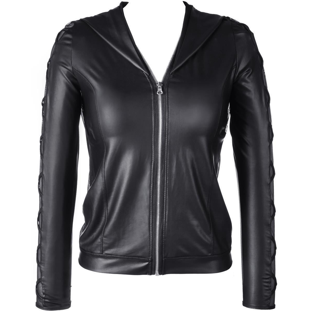 V-9320 clubwear jurk – zwart