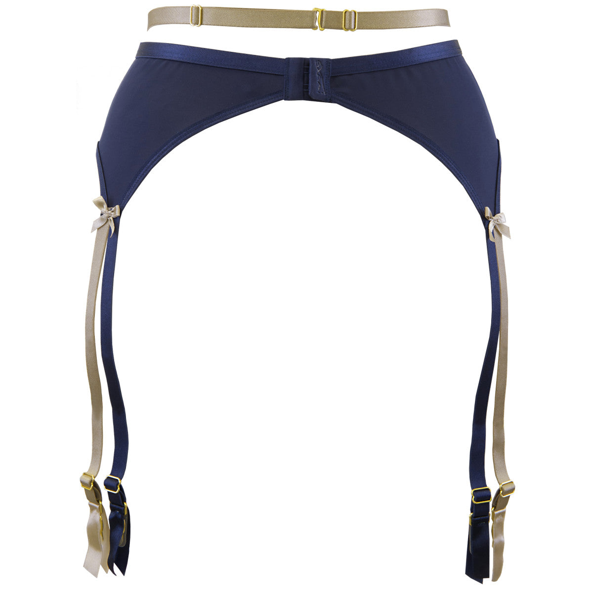 V-9332 garter belt blue-beige
