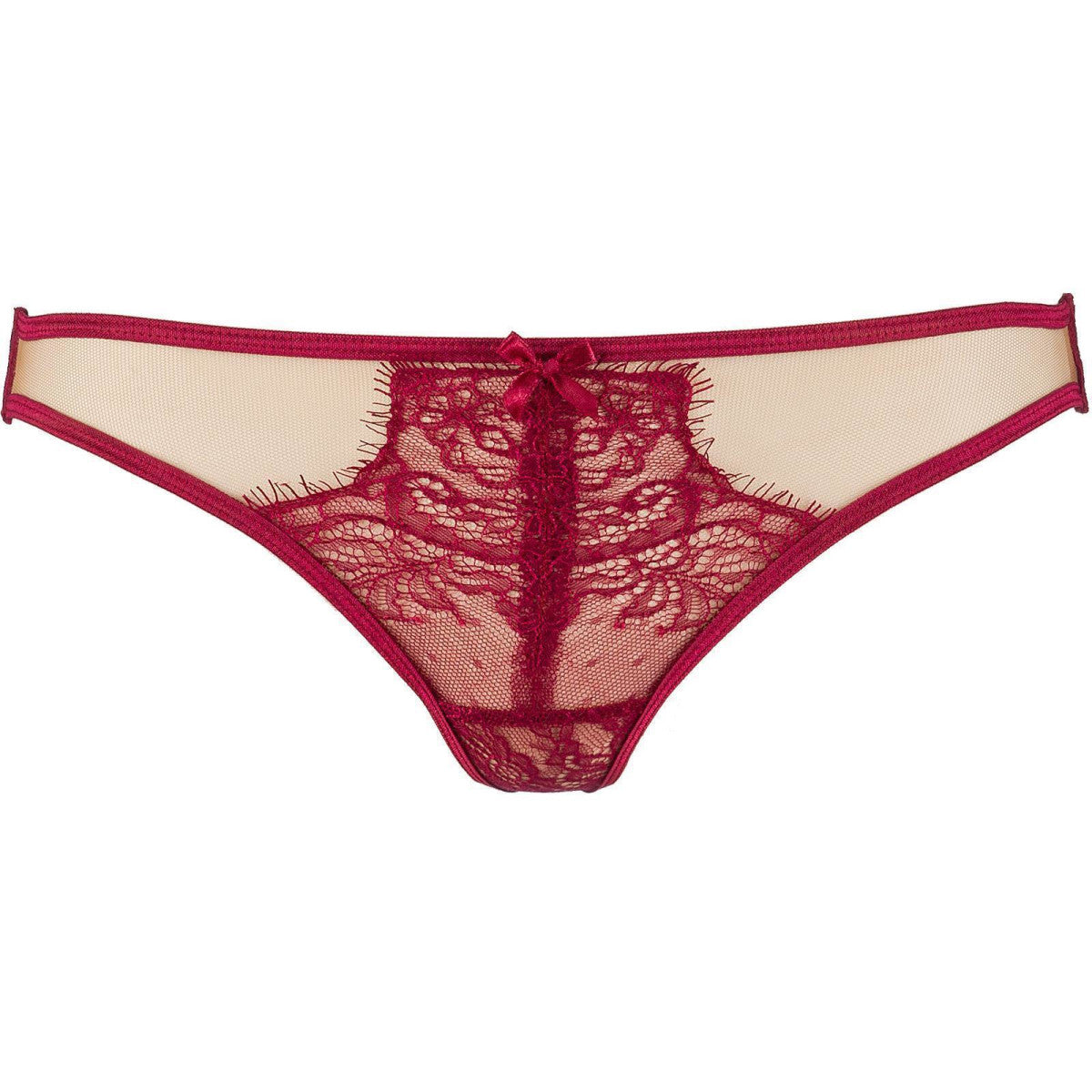 V-9438 string – bordeauxrood