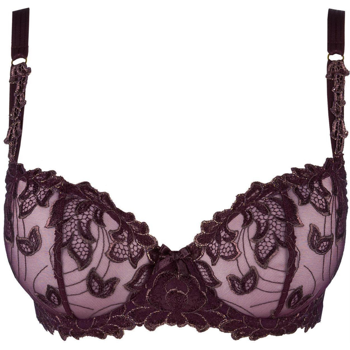 V-9471 bustier met beugels – paars – detail 2