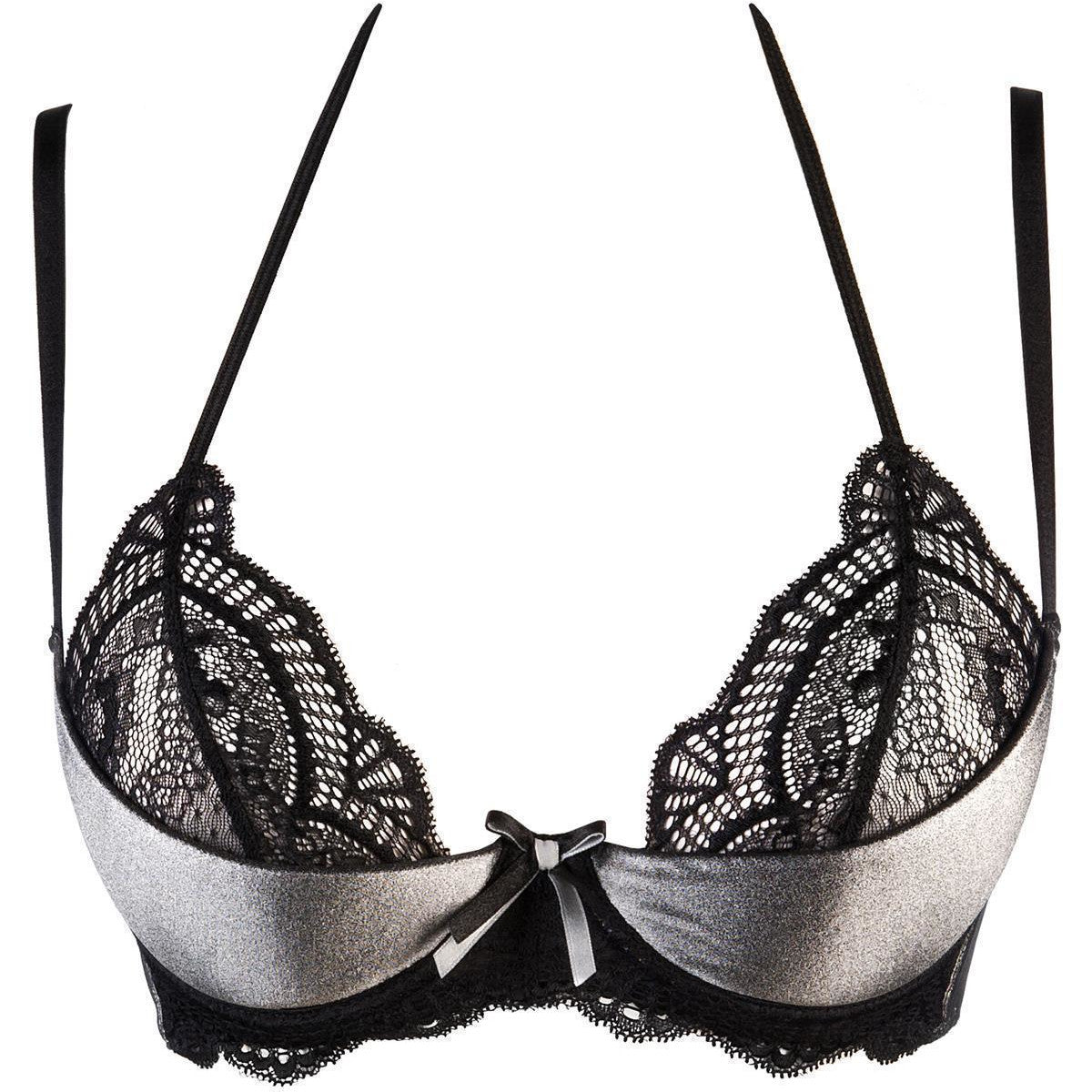 V-9481 bra black-silver