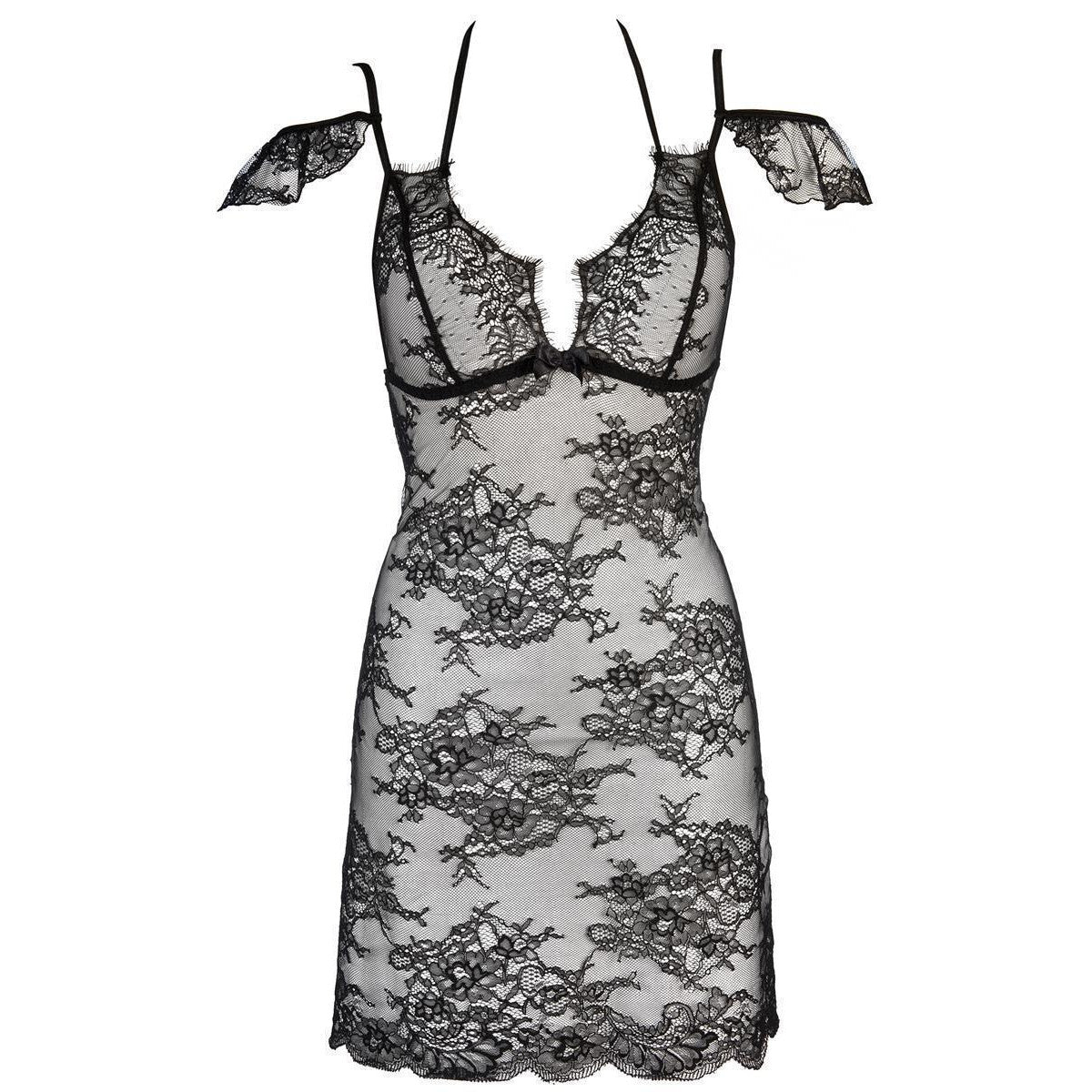 V-9509 babydoll & string black - Axami
