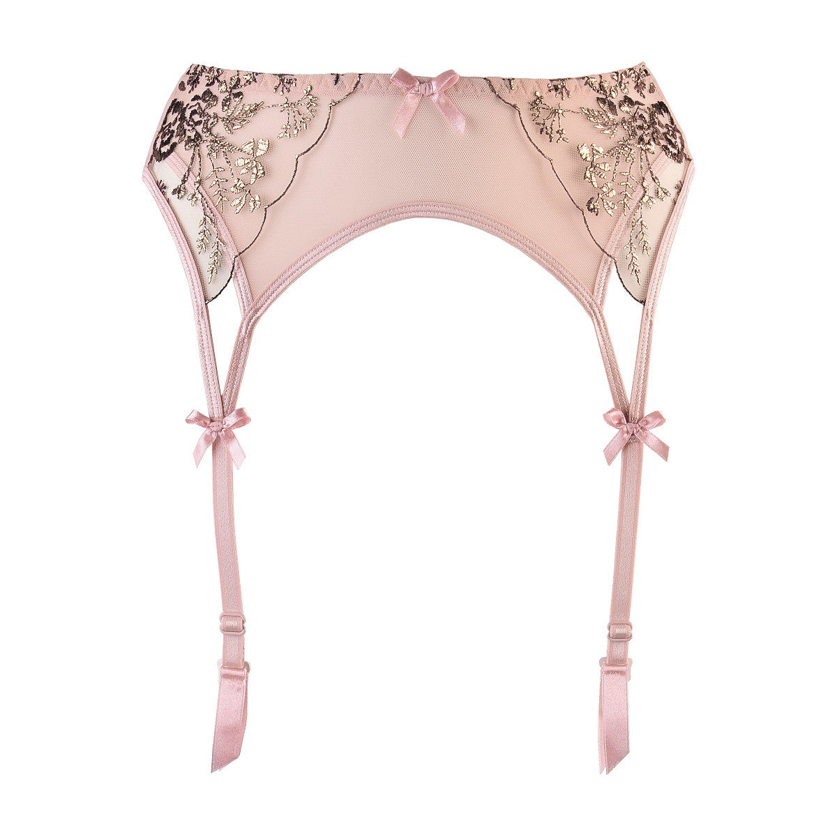 V-9522 garter belt pink