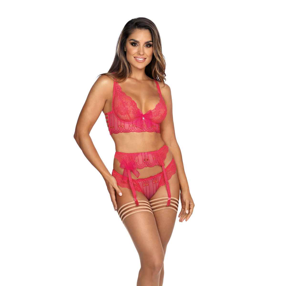 V-9551 bustier pink