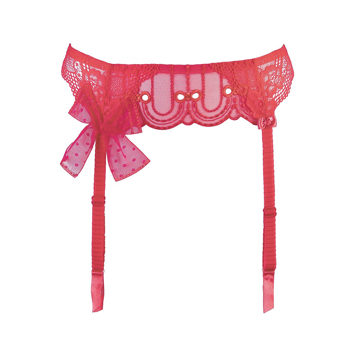 V-9552 garter belt pink