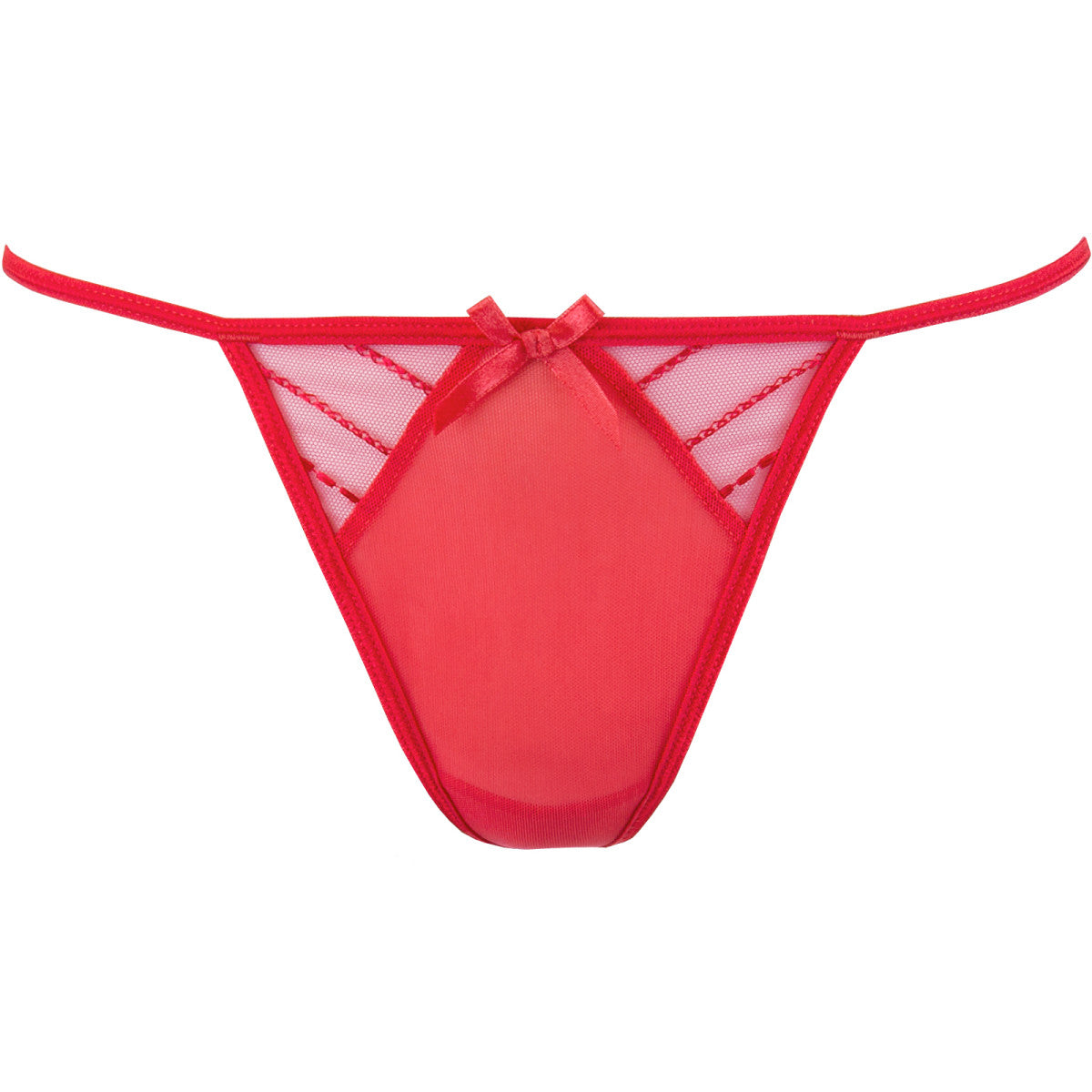 V-9559 babydoll & string red