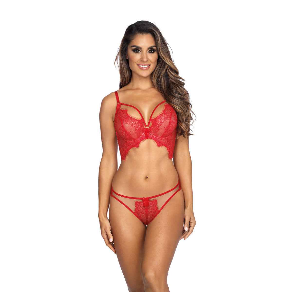 V-9581 bustier red