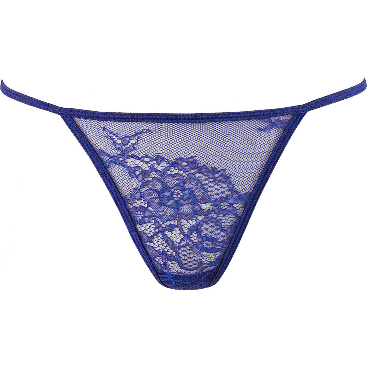 V-9609 babydoll & string blue