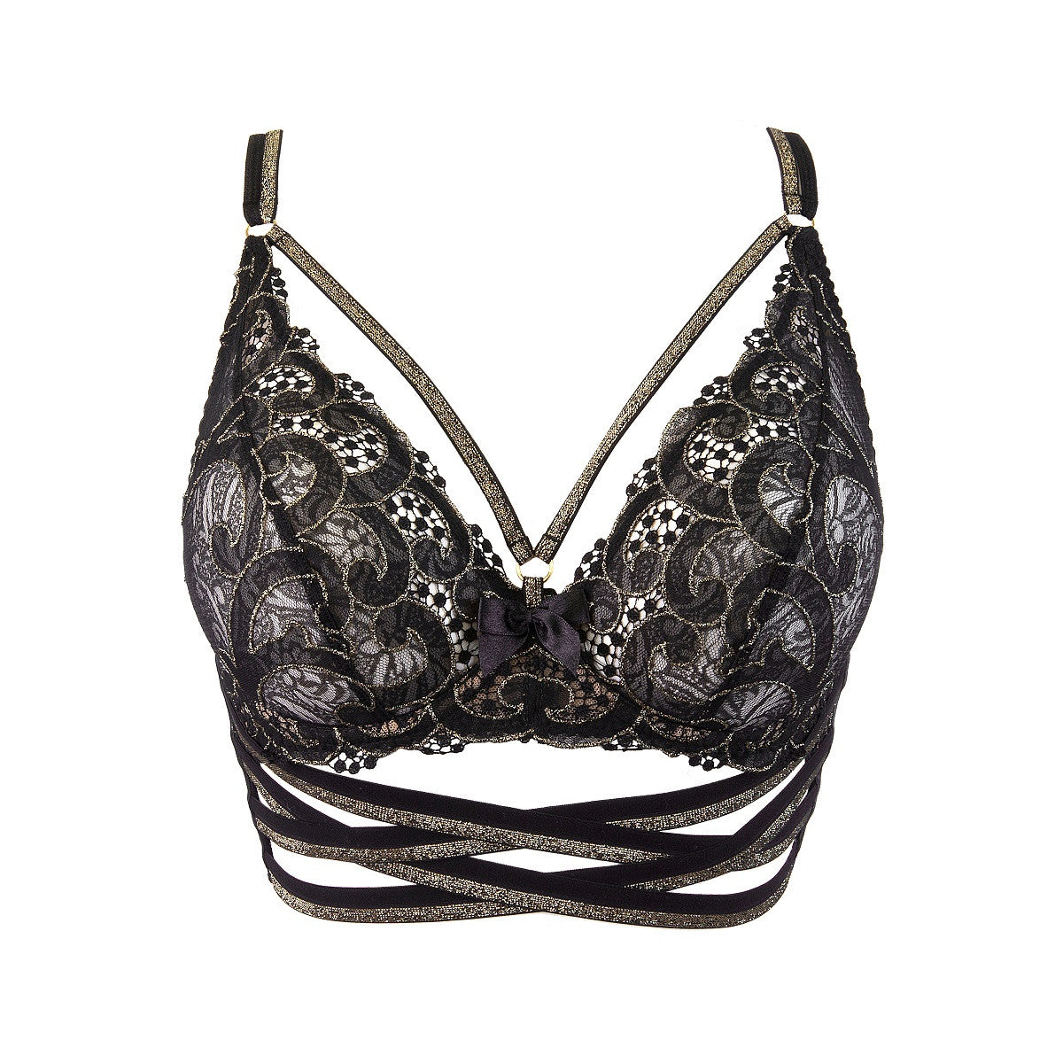 V-9621 bustier – zwart – detail 2