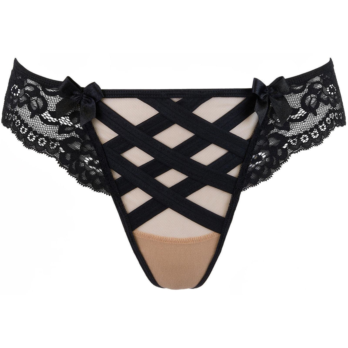 V-9638 string – zwart