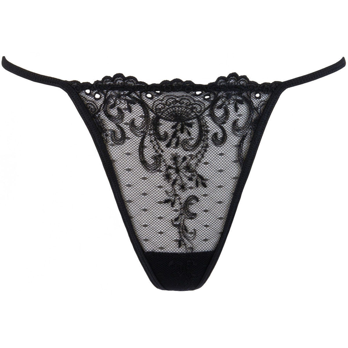 V-9639 babydoll & string black