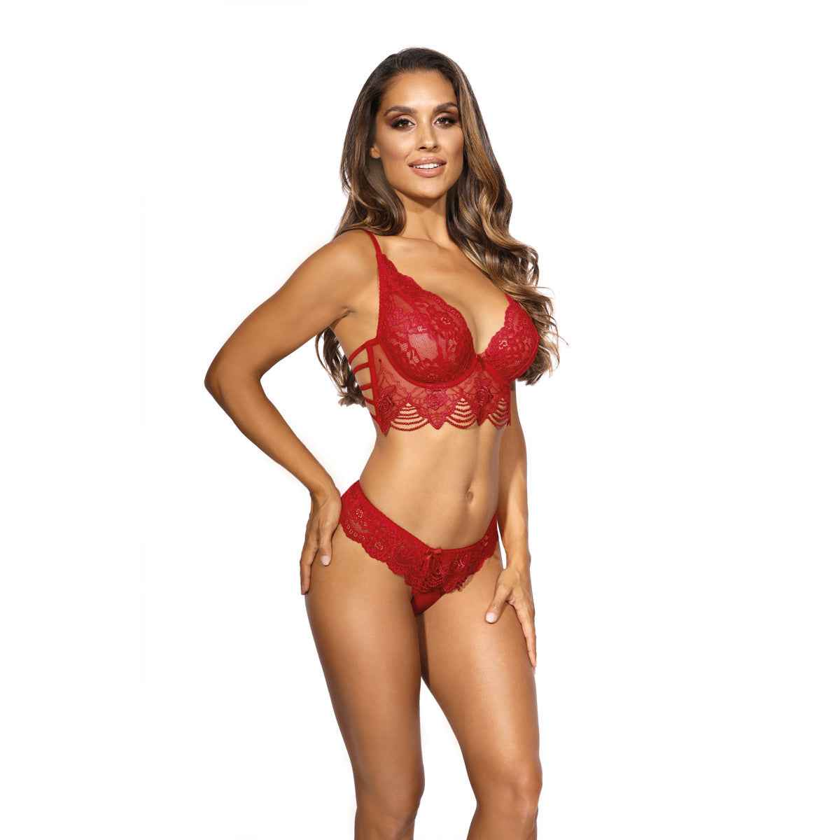 V-9691 bustier red