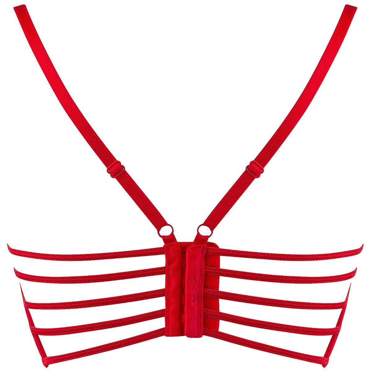 V-9691 kanten bustier – rood