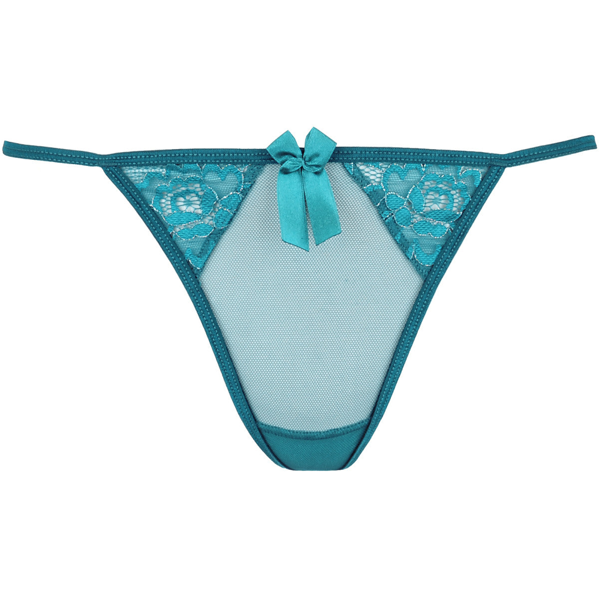 V-9709 babydoll & string green