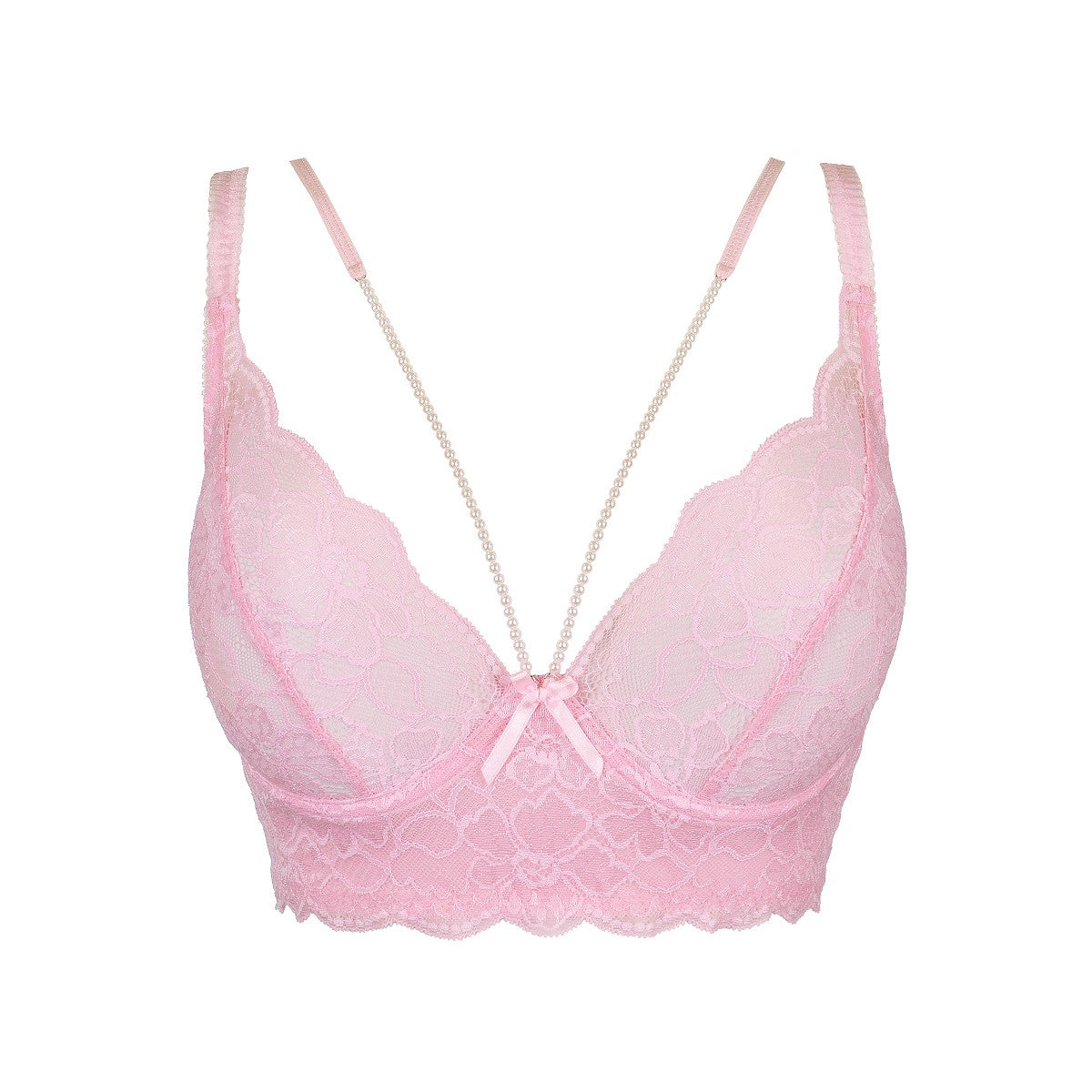 V-9761 bustier met beugels – roze – detail 2