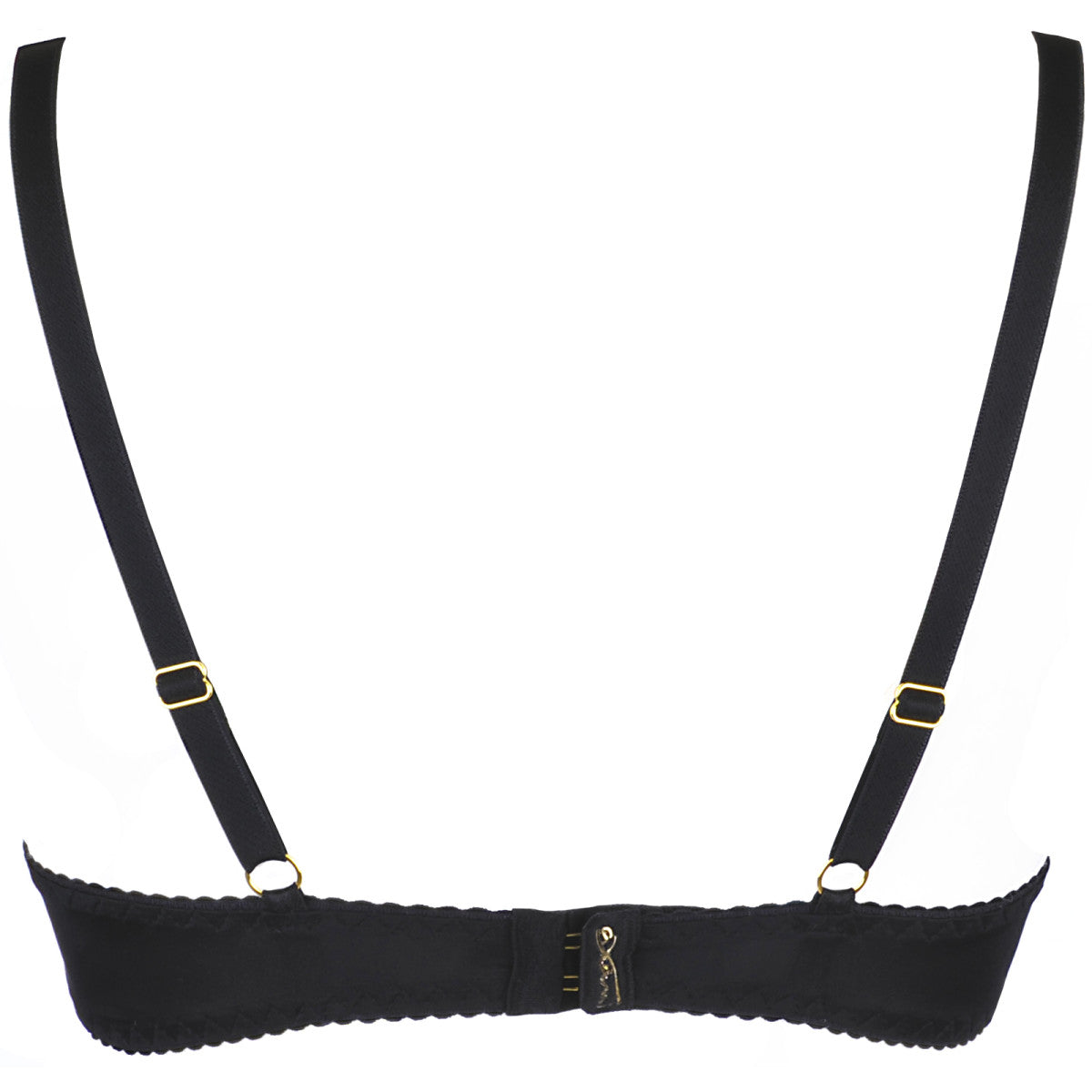 V-9781 bra black with open cups