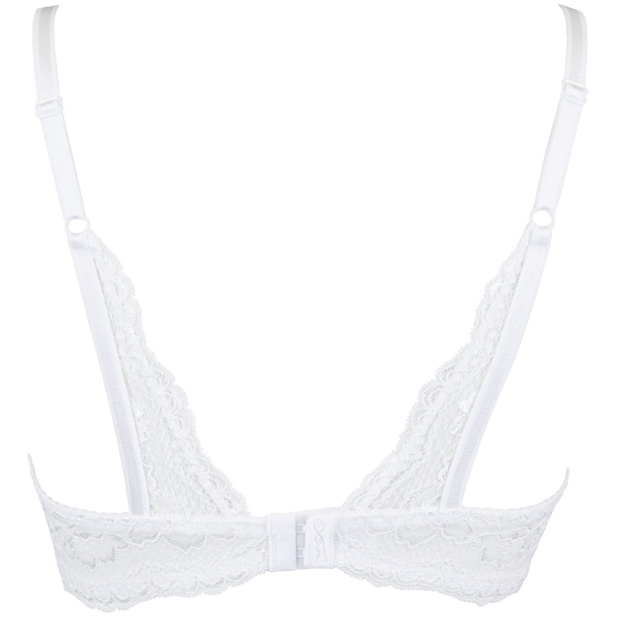 V-9821 bra white with open cups