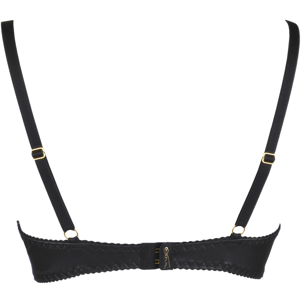V-9871 bra black with open cups