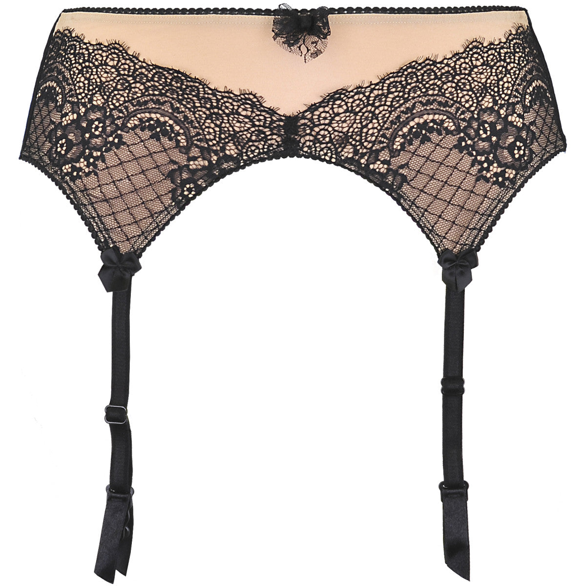 V-9892 garter belt black